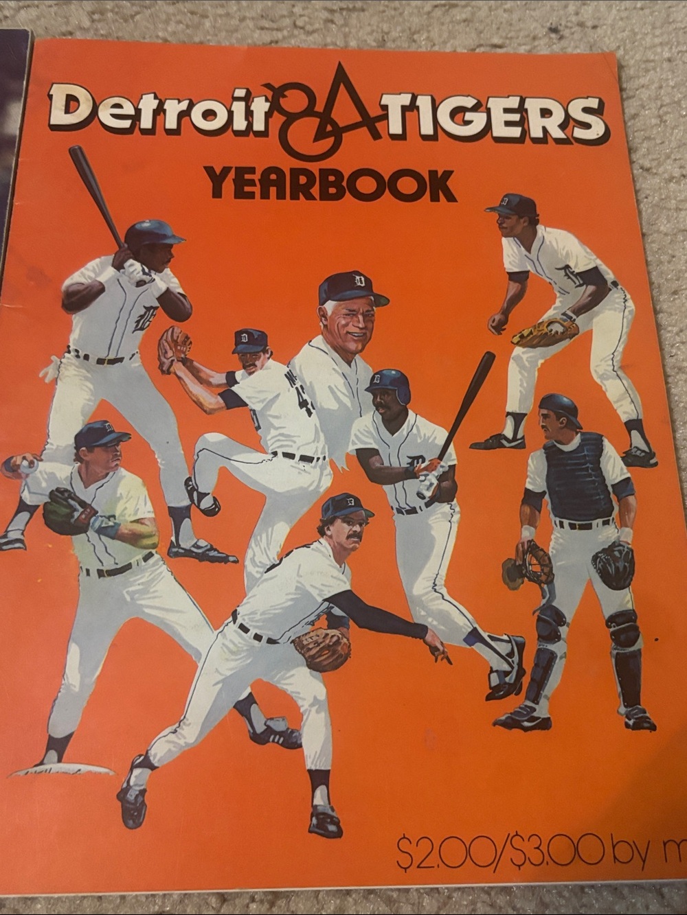World Series Champions 1984 Detroit Tigers yearbooks